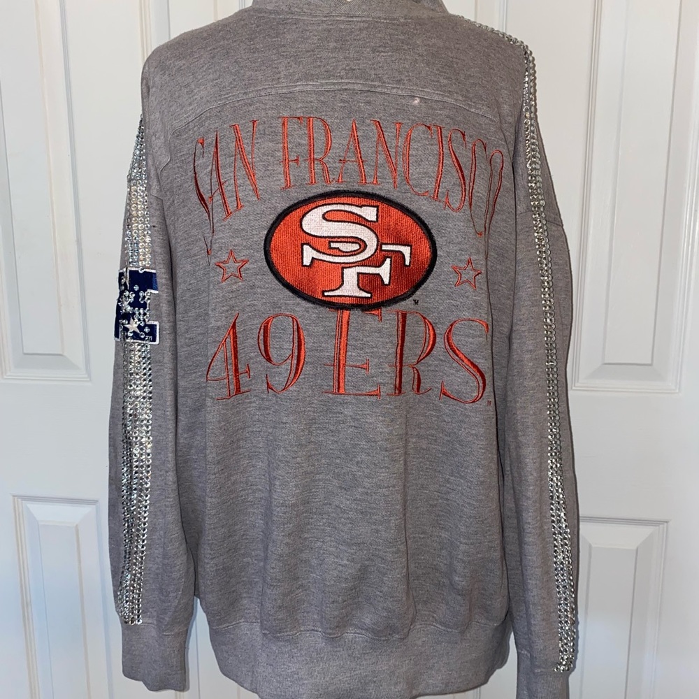 Vintage San Francisco 49ers Bedazzled Crewneck